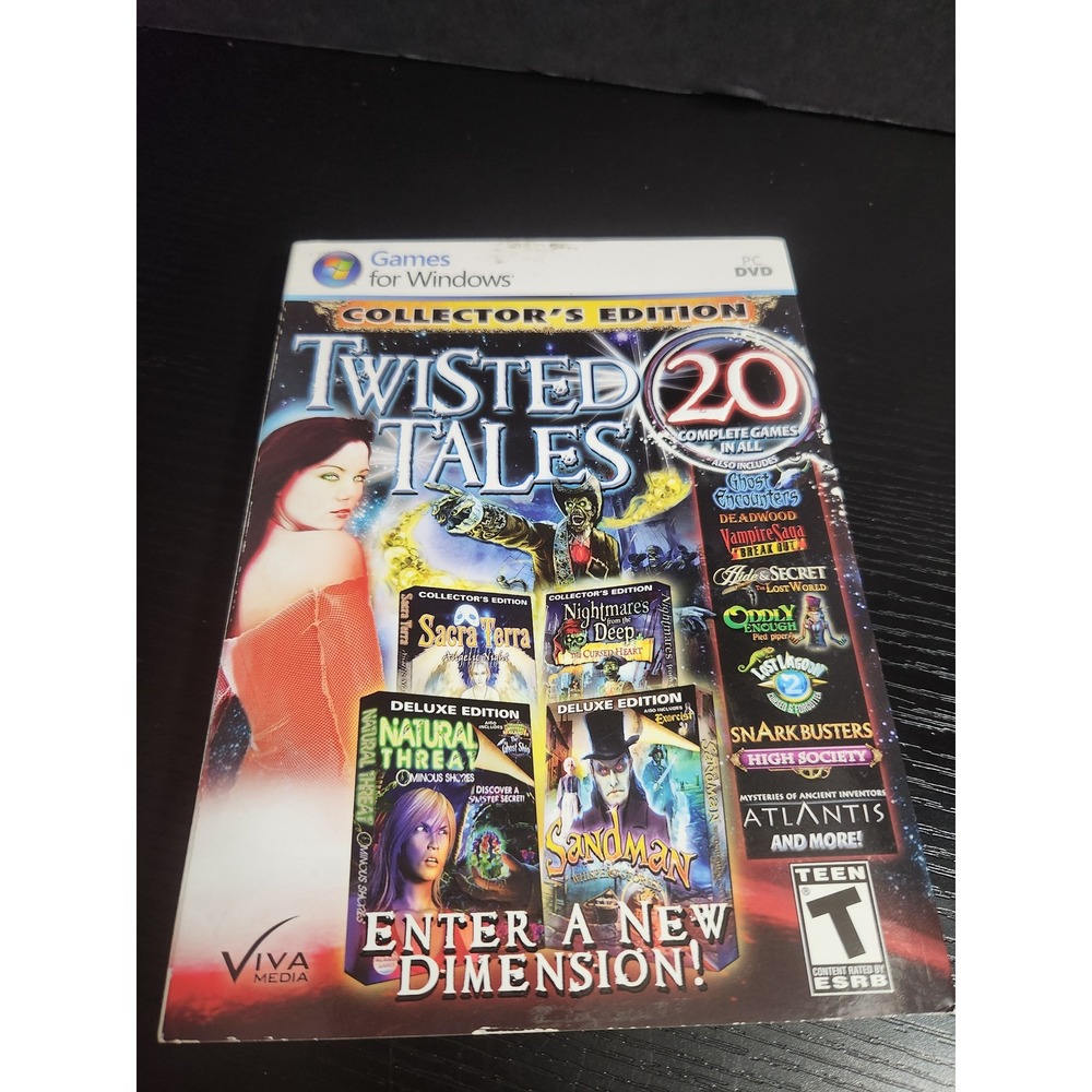 Twisted Tales Collector's Edition 20 Complete Games‎ PC DVD CD ROM
